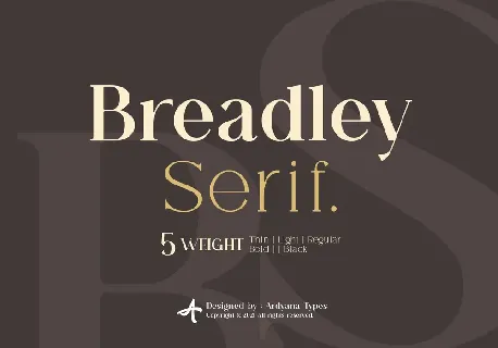 Breadley Serif font