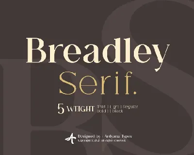 Breadley Serif font