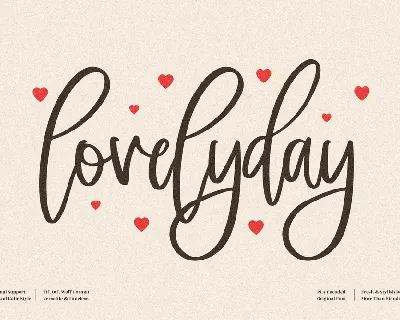 lovelyday font