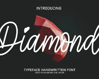 Diamond Script font