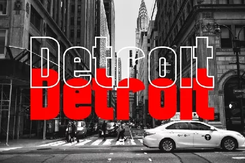 Detroit font