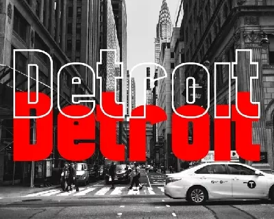 Detroit font