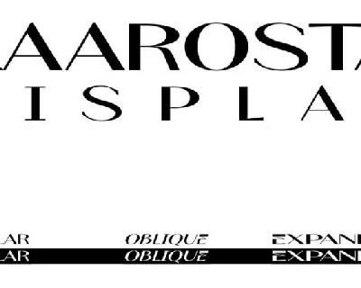 Kaarosta Family font