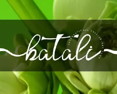 Batali Calligraphy font