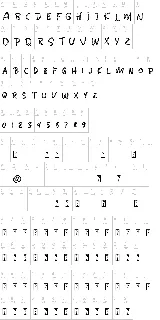 Blinkstones font