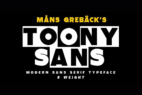 Toony Sans font