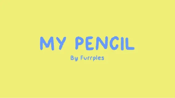 My Pencil Display font
