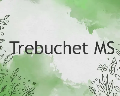 Trebuchet MS font