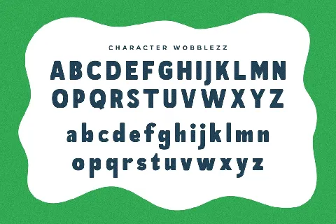 Wobblezz font