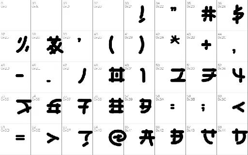 Okashi font
