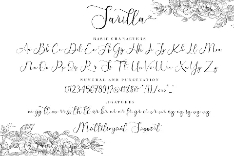 Sarilla font