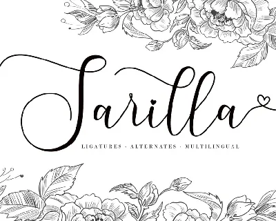 Sarilla font