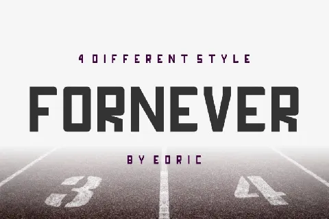 FORNEVER Typeface font