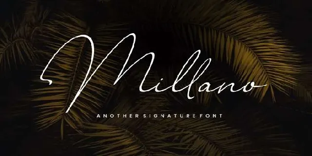 Millano font