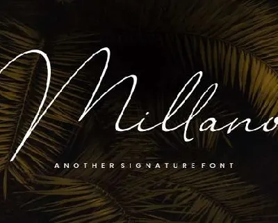 Millano font