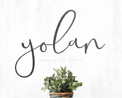 Yolan Script Free Download font