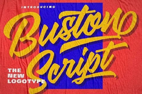 Buston Script Free font