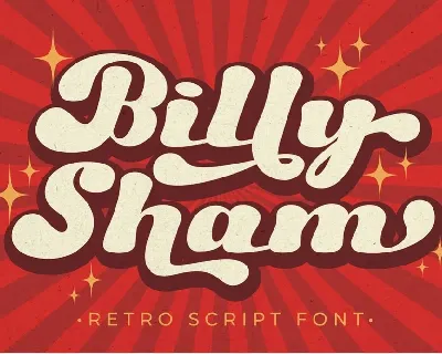 Billy Sham font