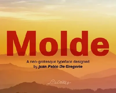 Molde Family font
