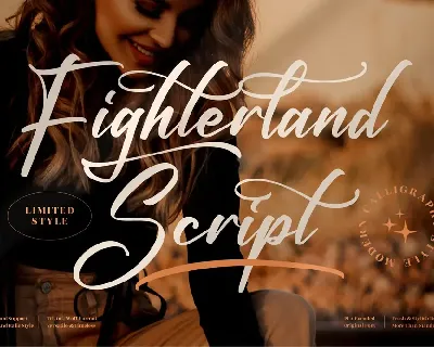 Fighterland Script font