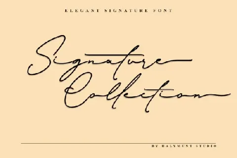 Signature Collection font