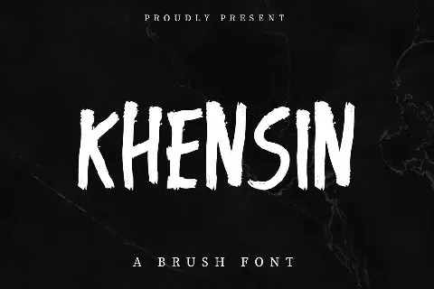 Khensin Demo font