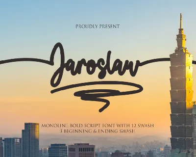 Jaroslaw font