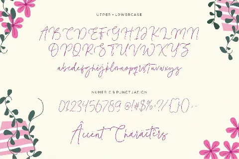 Magenta Basket font