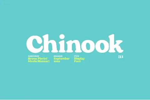 Chinook font
