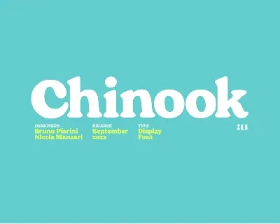 Chinook font