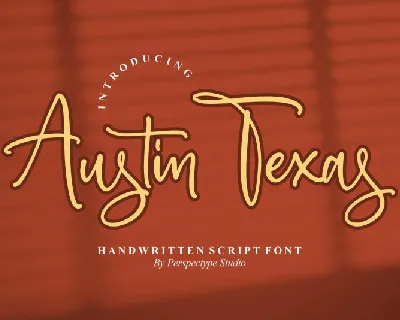 Austin Texas font