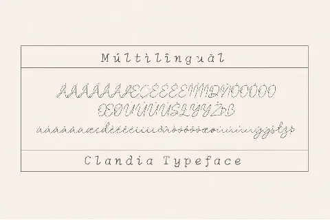 Clandia font