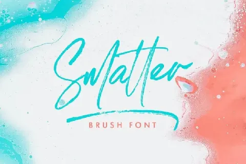 Smatter Brush font