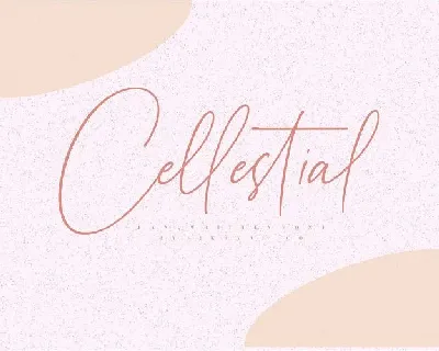 Cellestial Handwritten font