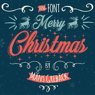 Merry Christmas font
