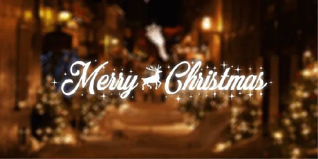 Merry Christmas font