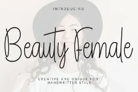 Beauty Female Handwritten font