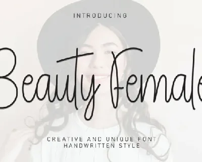 Beauty Female Handwritten font