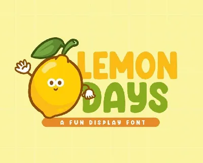 Lemon Days font