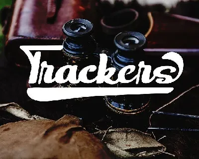 Trackers Bold Script font