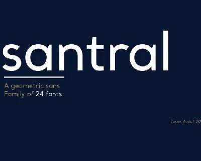 Santral font