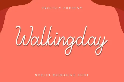 Walkingday Demo font