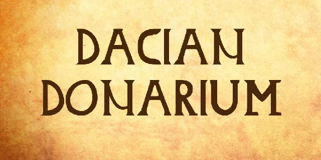 Dacian Donarium font