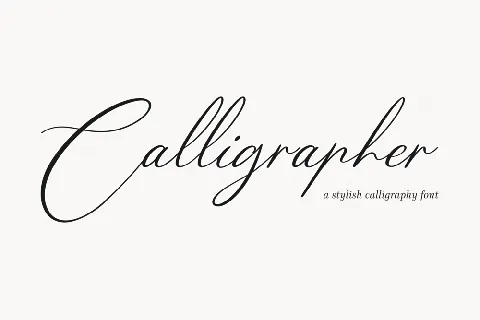 Calligrapher font