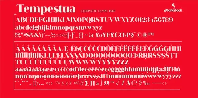 Tempestua Serif font