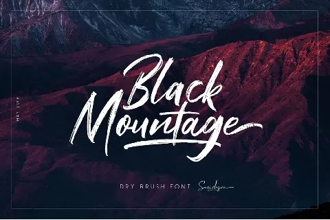 Black Mountage font