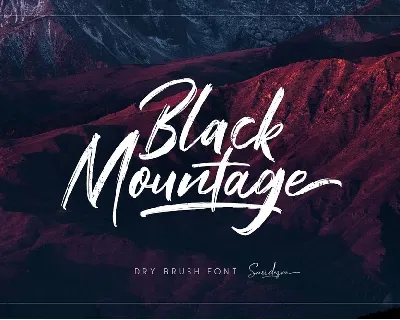 Black Mountage font