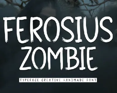 Ferosius Zombies Display font
