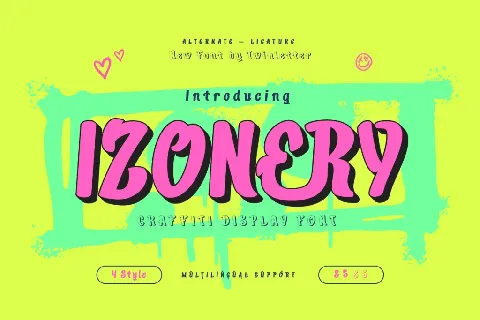 IZONERY Trial font