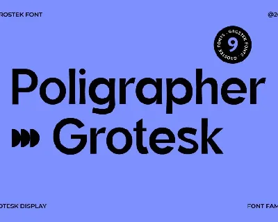 poligrapher grotesk font